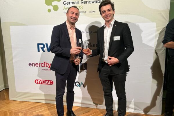 Happy to be selected as a finalist for the prestigious German Renewables Awards 2023!